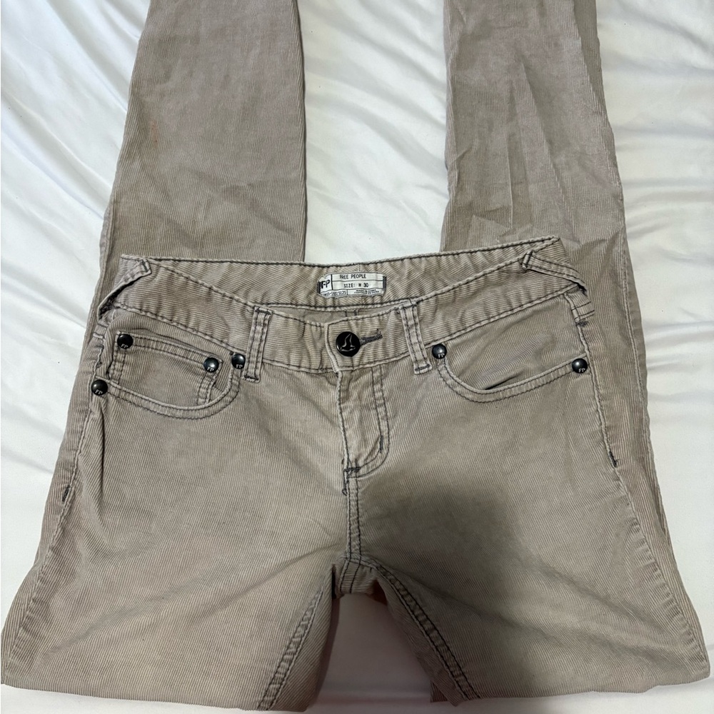 Stylish Tan Pants Corduroy pants